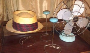 Hat stands, I'm a big fan.